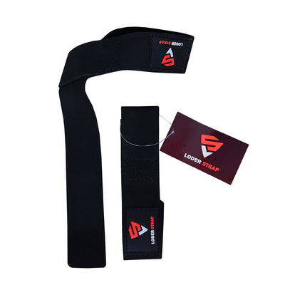 Leather Lifting Straps 1.5 Black