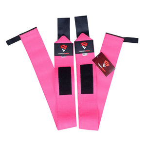 Loder Strap Ultimate Support - Competition Power Weight Lifting Wrist Wraps, Size 60cm/80cm Solid Pink  ZRV Wrist Wrap
