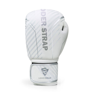 Boxing Gloves Platinum White