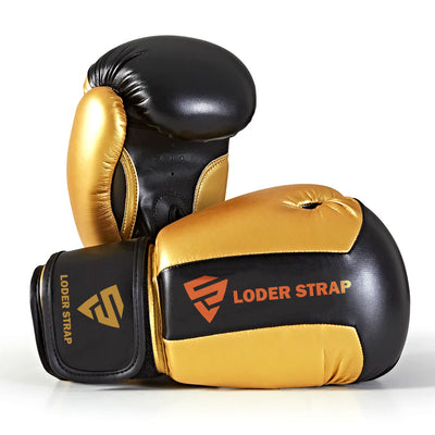 BOXING GLOVES BLACK & GOLD