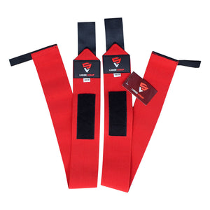 Loder Strap Ultimate Support - Competition Power Weight Lifting Red Wrist Wraps, Size 60cm/80cm