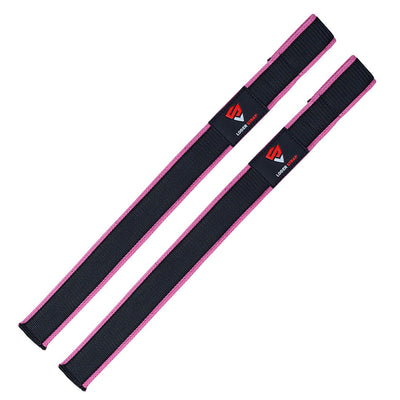 Lifting Straps 2Ply 2" Black & Pink